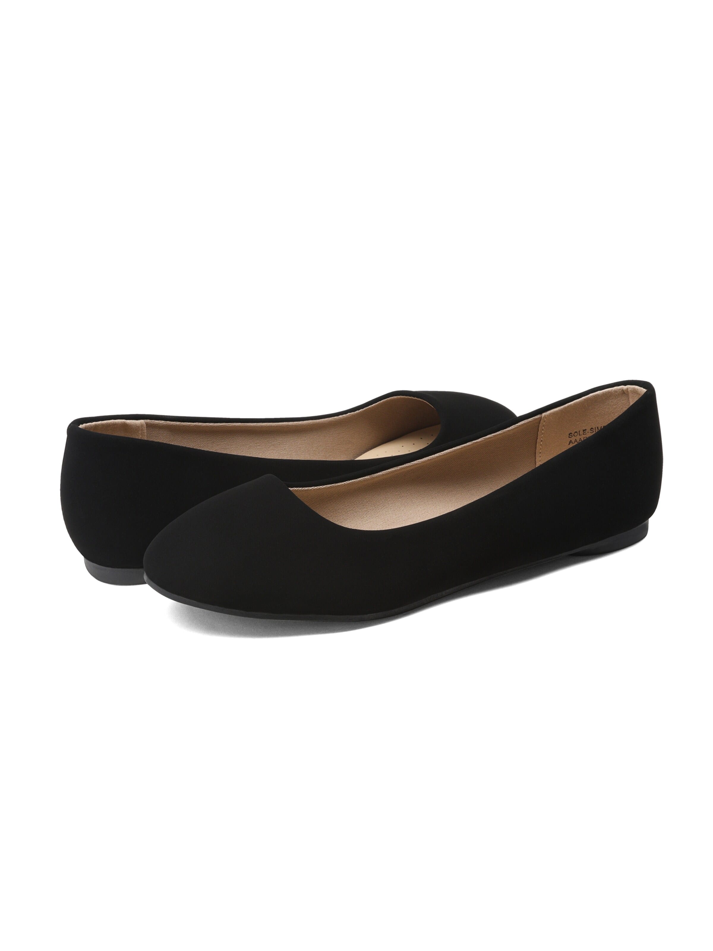 Dream Pairs Ballerina i svart
