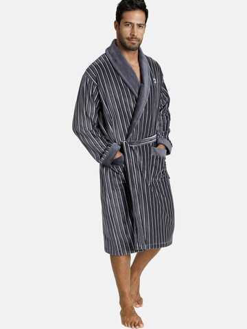 Jan Vanderstorm Bathrobe long ' Rodin ' in Grey: front