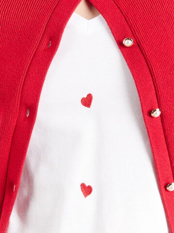 Maglietta 'Mina' di ABOUT YOU in bianco