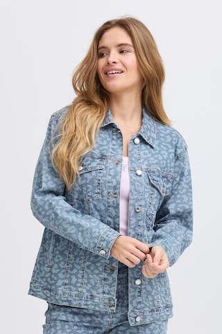 Pulz Tussenjas in Blauw: voorkant
