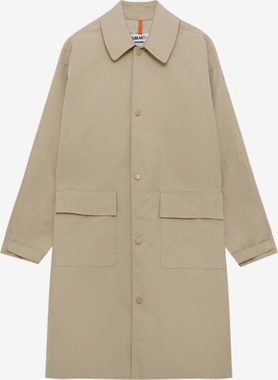 Pull&Bear Manteau mi-saison en camel, Vue avec produit