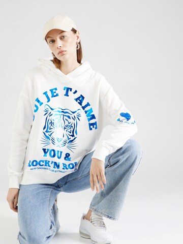 Grace Sweatshirt 'JE T'AIME' in White