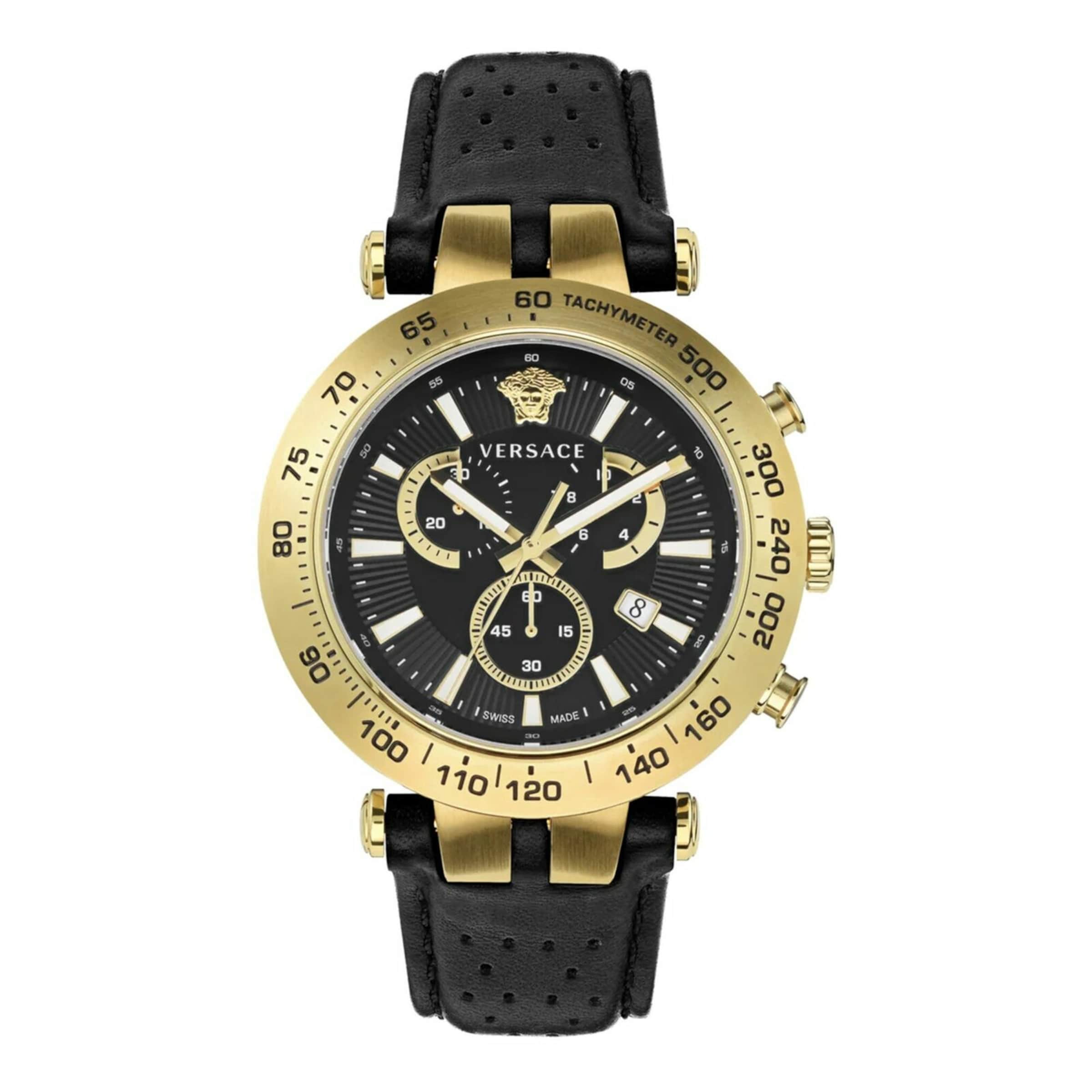 VERSACE Analoog horloge in de kleur Goud / Zwart, Productweergave