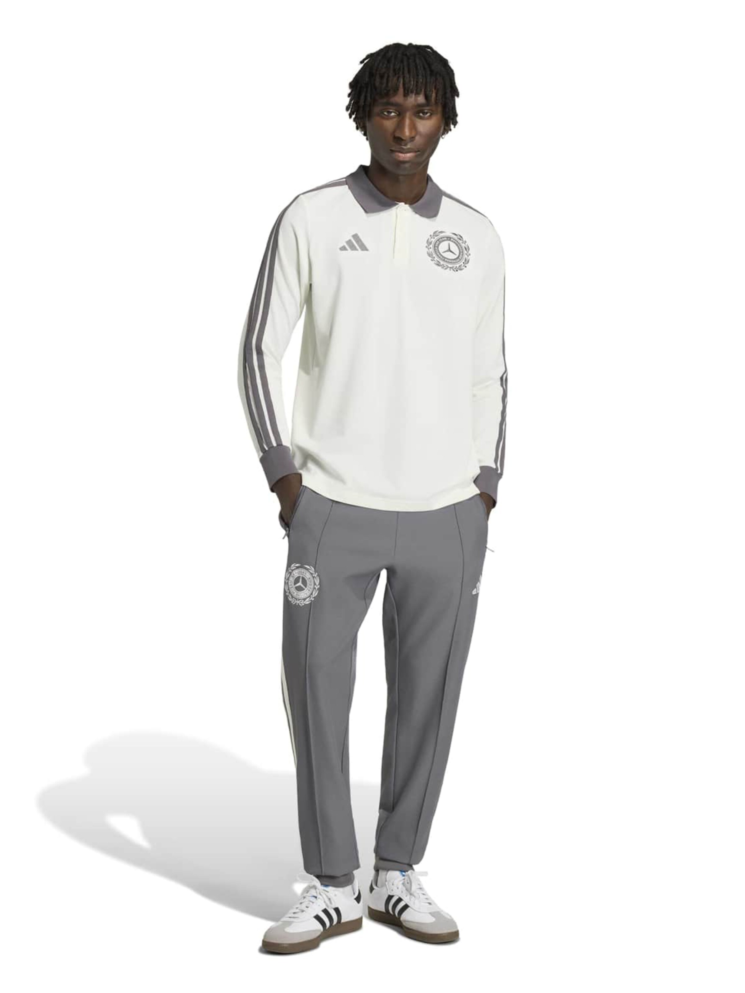 ADIDAS PERFORMANCE Tapered Παντελόνι φόρμας 'MER SA ICN' σε γκρι