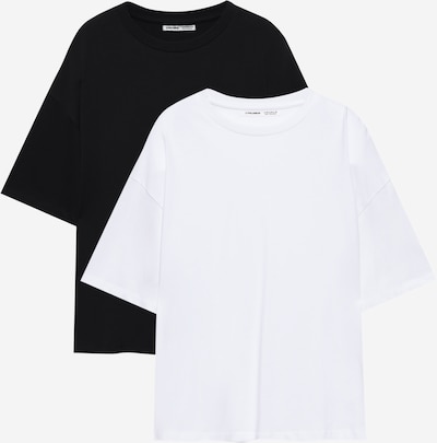 Pull&Bear Široka majica u crna / bijela, Pregled proizvoda