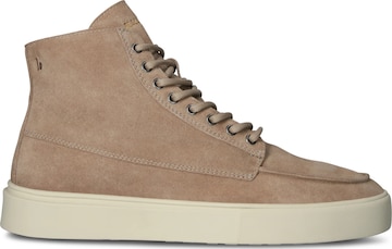 Sneaker alta 'RUBY EERO - ZIPPER' di BLACKSTONE in beige: frontale