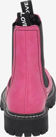 Palado Chelsea boots 'Dedej' in Roze