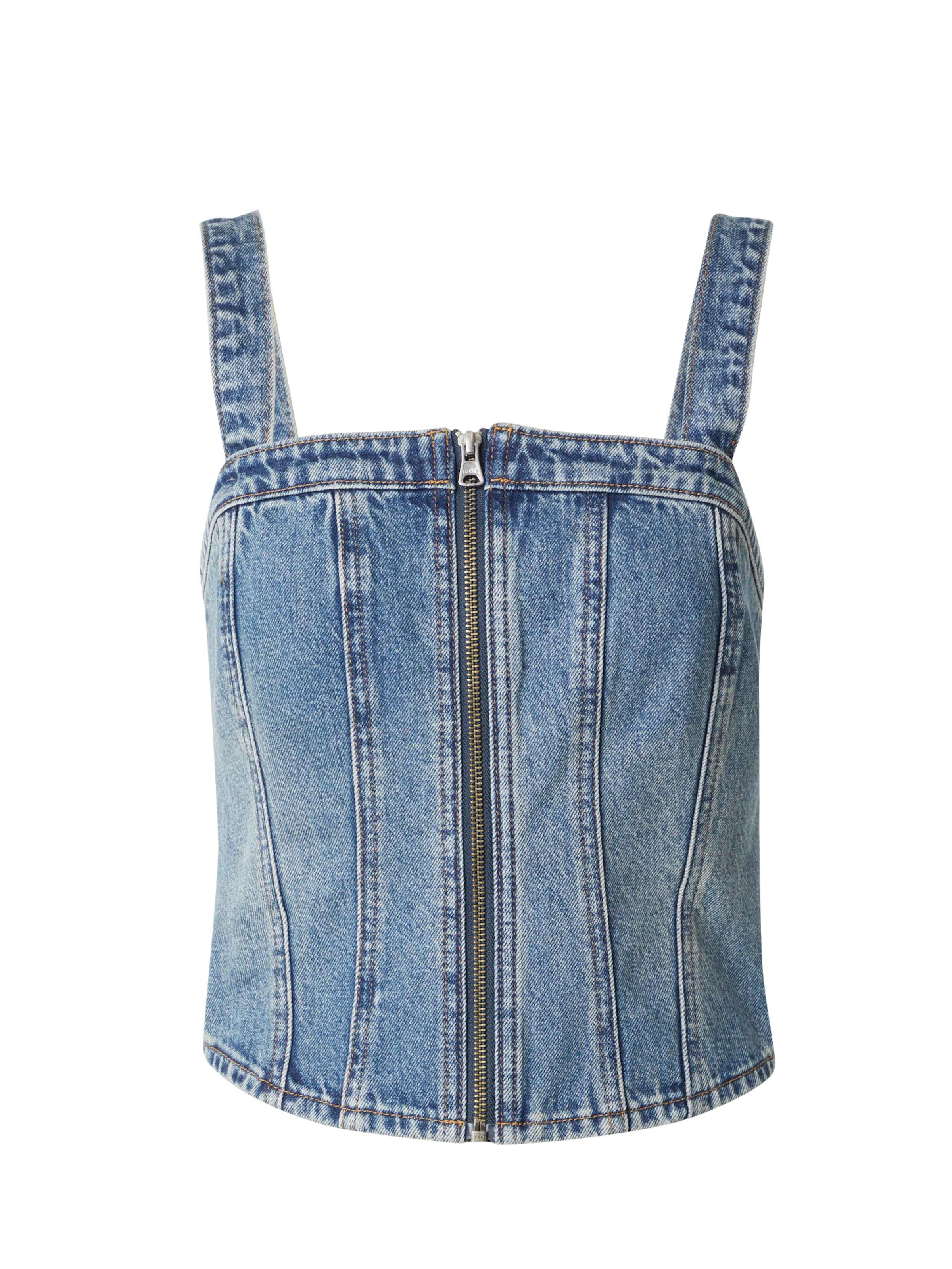 zils LEVI'S ® Topiņš 'Sculpted Bustier Top': no priekšpuses