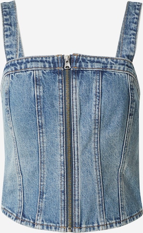 mėlyna LEVI'S ® Palaidinė be rankovių 'Sculpted Bustier Top': priekis