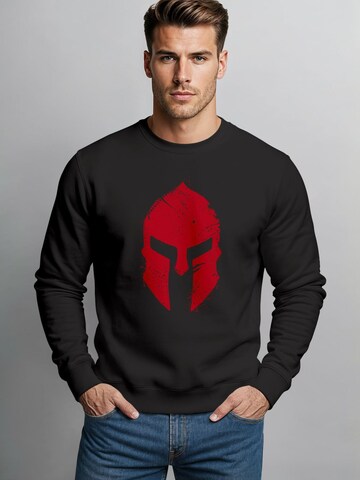 Neverless Sweatshirt 'Sparta 2' in Black