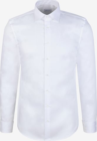 Coupe regular Chemise business SEIDENSTICKER en blanc : devant