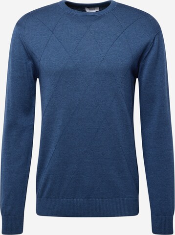 BURTON MENSWEAR LONDON Trui in Blauw: voorkant