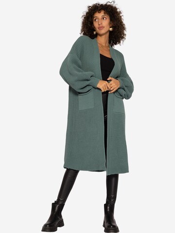 SASSYCLASSY Oversized Cardigan ' ' in Green: front