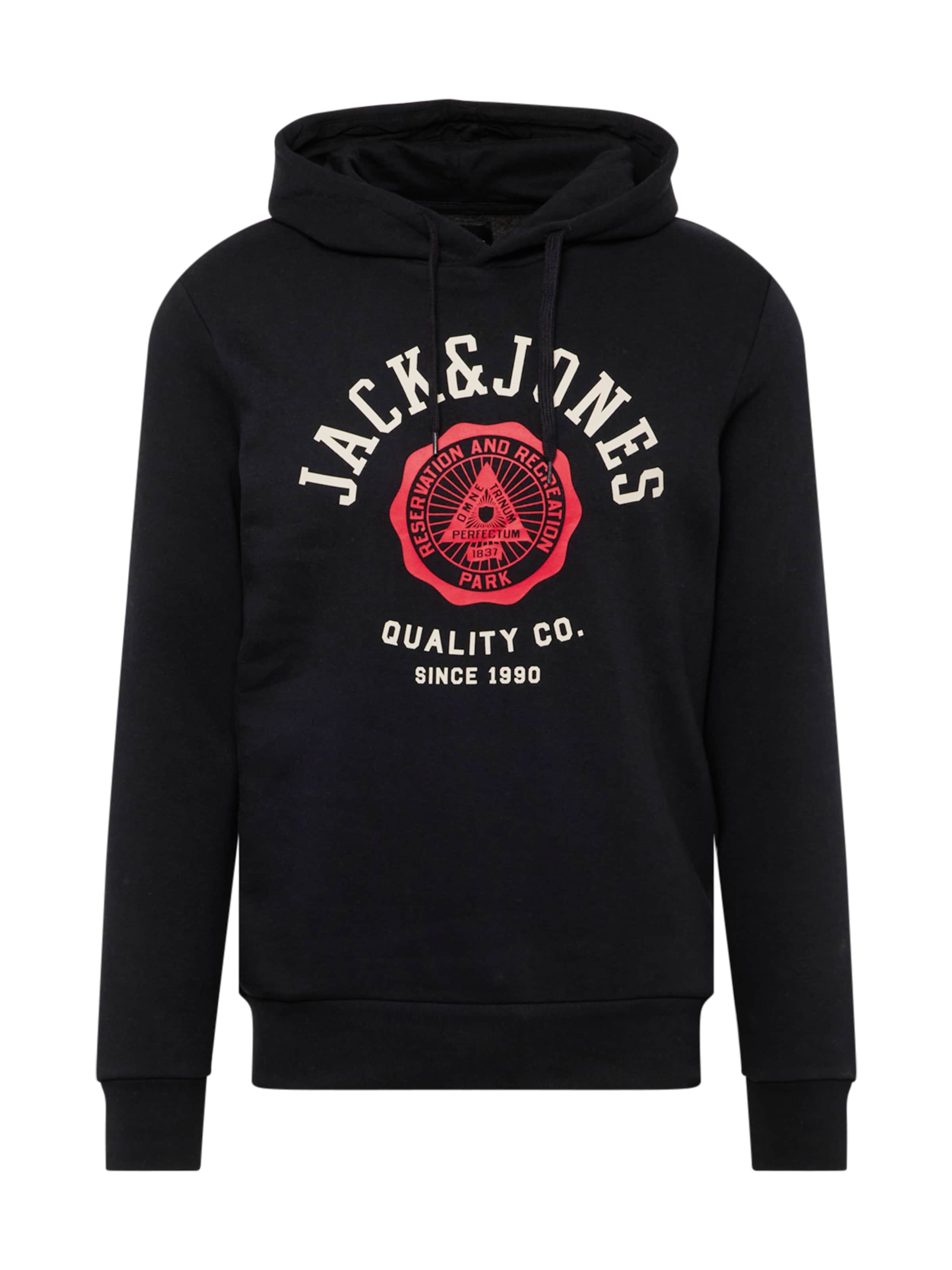 JACK & JONES Sweatshirt in Black: front