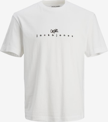 T-Shirt 'Silverlake' JACK & JONES en blanc : devant