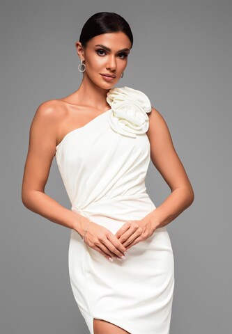 Ombre Evening dress in White