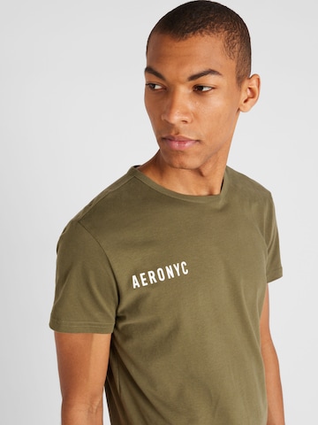 T-Shirt 'NYC' AÉROPOSTALE en vert