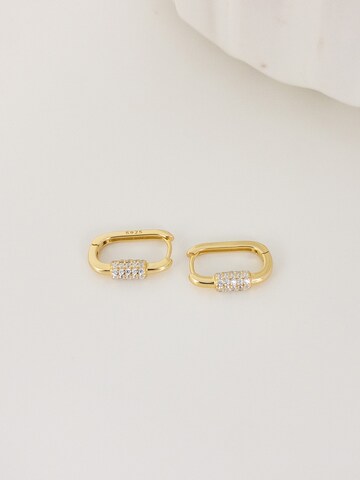 Hey Happiness Ohrringe 'Carabiner' in Gold