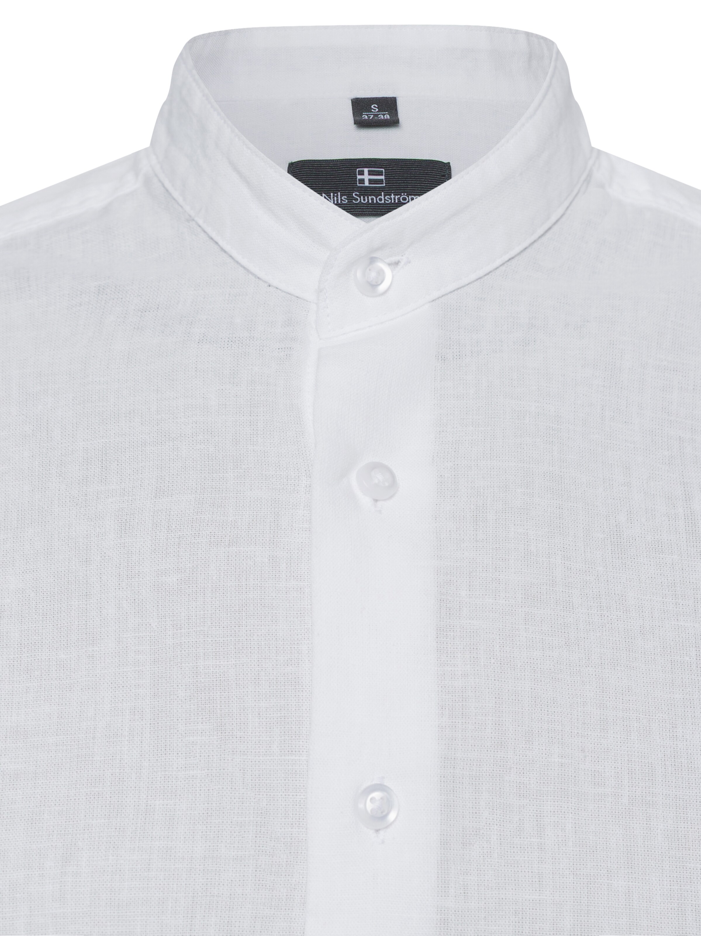Nils Sundström Regular Fit Hemd in Weiß