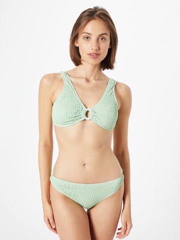 Dorothy Perkins Triangle Bikini in Green: front