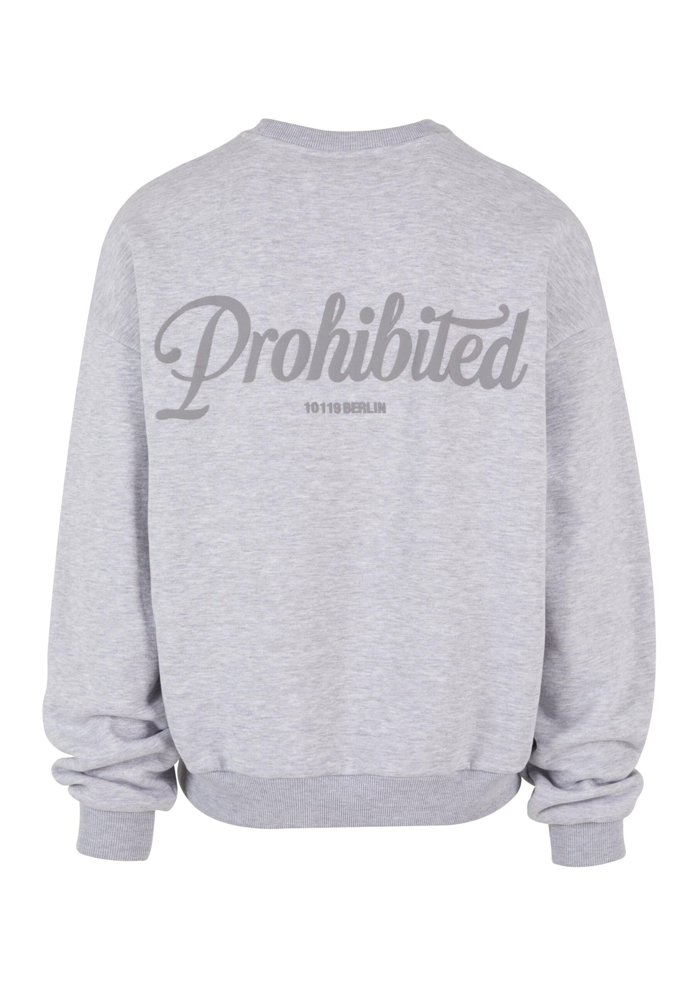 Prohibited Mikina '10119' – šedá