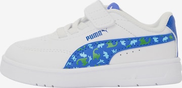 PUMA Tennarit 'Court Classic Clean Dino A' värissä valkoinen: etupuoli