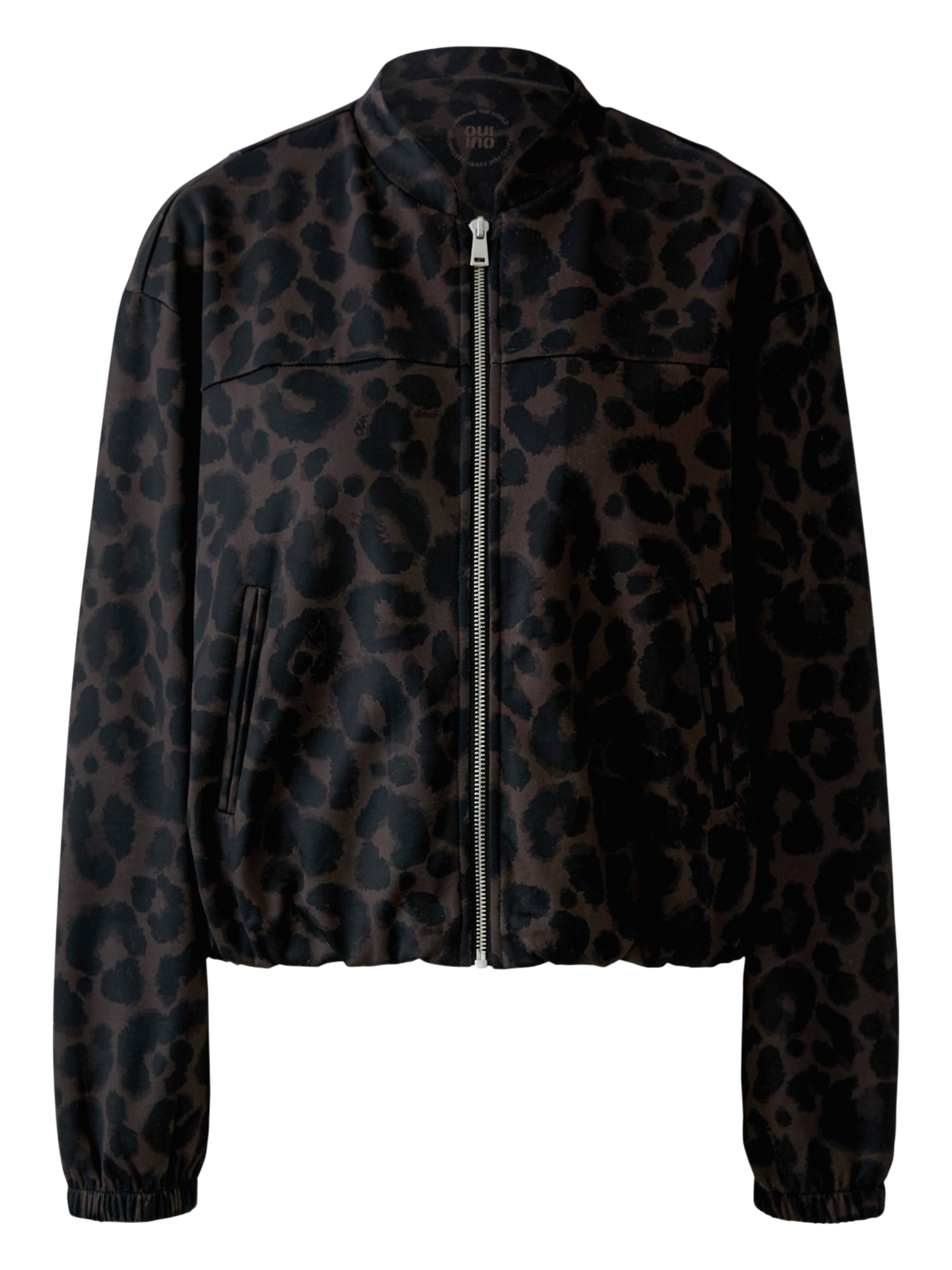OUI Between-Season Jacket in Brown: front