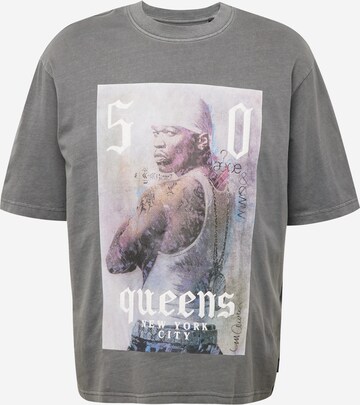 T-Shirt 'CELEBRITY RAP' Only & Sons en gris : devant