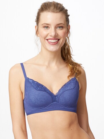 TRIUMPH Bustier BH i blå: forside