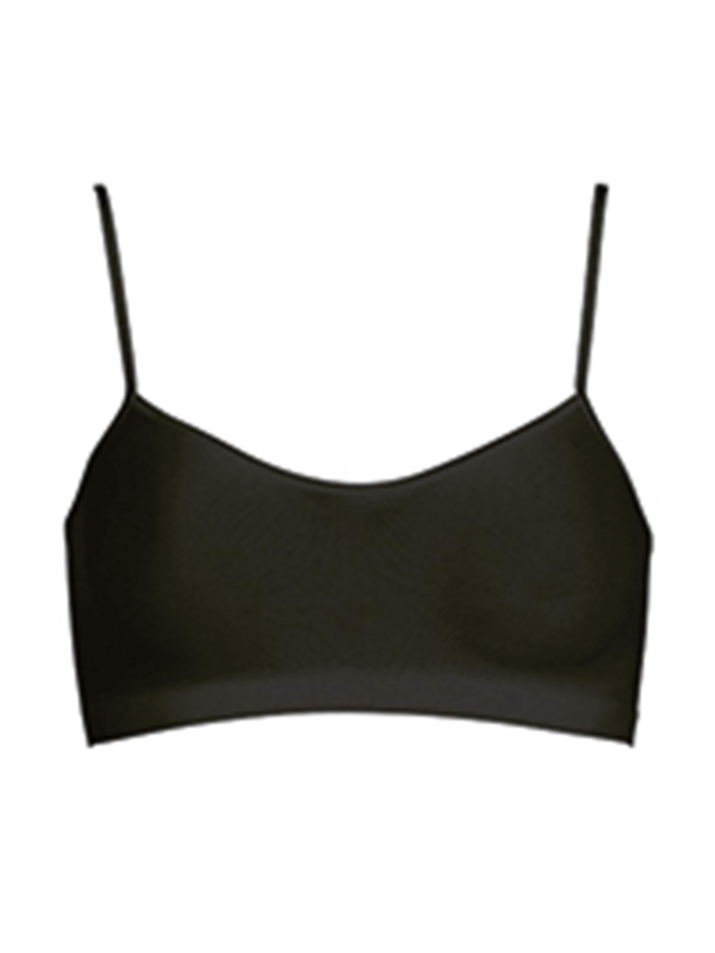Bustier Soutien-gorge ' Touch Feeling ' Hanro en noir : devant