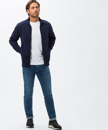 BRAX Sweatjacke in Blau: predná strana