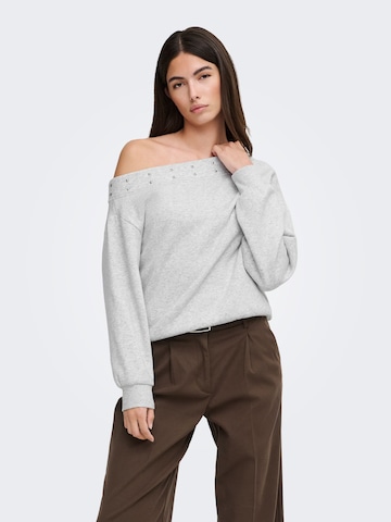 ONLY Sweatshirt i grå