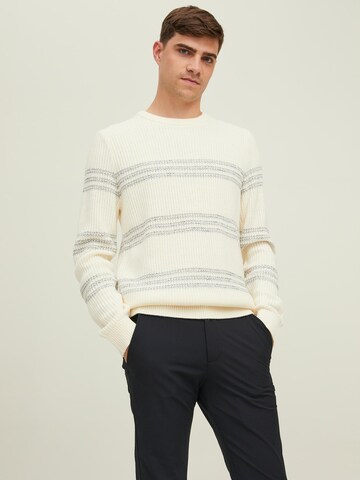 JACK & JONES Trui in Wit: voorkant