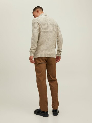 JACK & JONES - Jersey 'Frankie' en beige