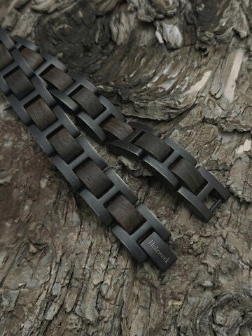 Braccialetto 'BALZSEE' di Holzwerk in grigio