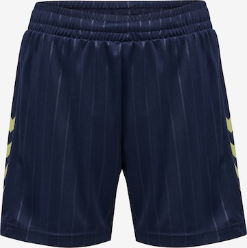 Hummel Regular Sportbroek in Blauw: voorkant