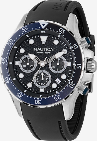 Montre à affichage analogique NAUTICA en noir : devant