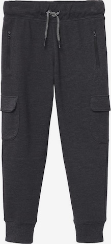 MANGO KIDS Tapered Pants 'Pete1' in Grey: front