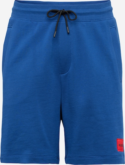 HUGO Pantalon 'Diz' en bleu roi / rouge, Vue avec produit