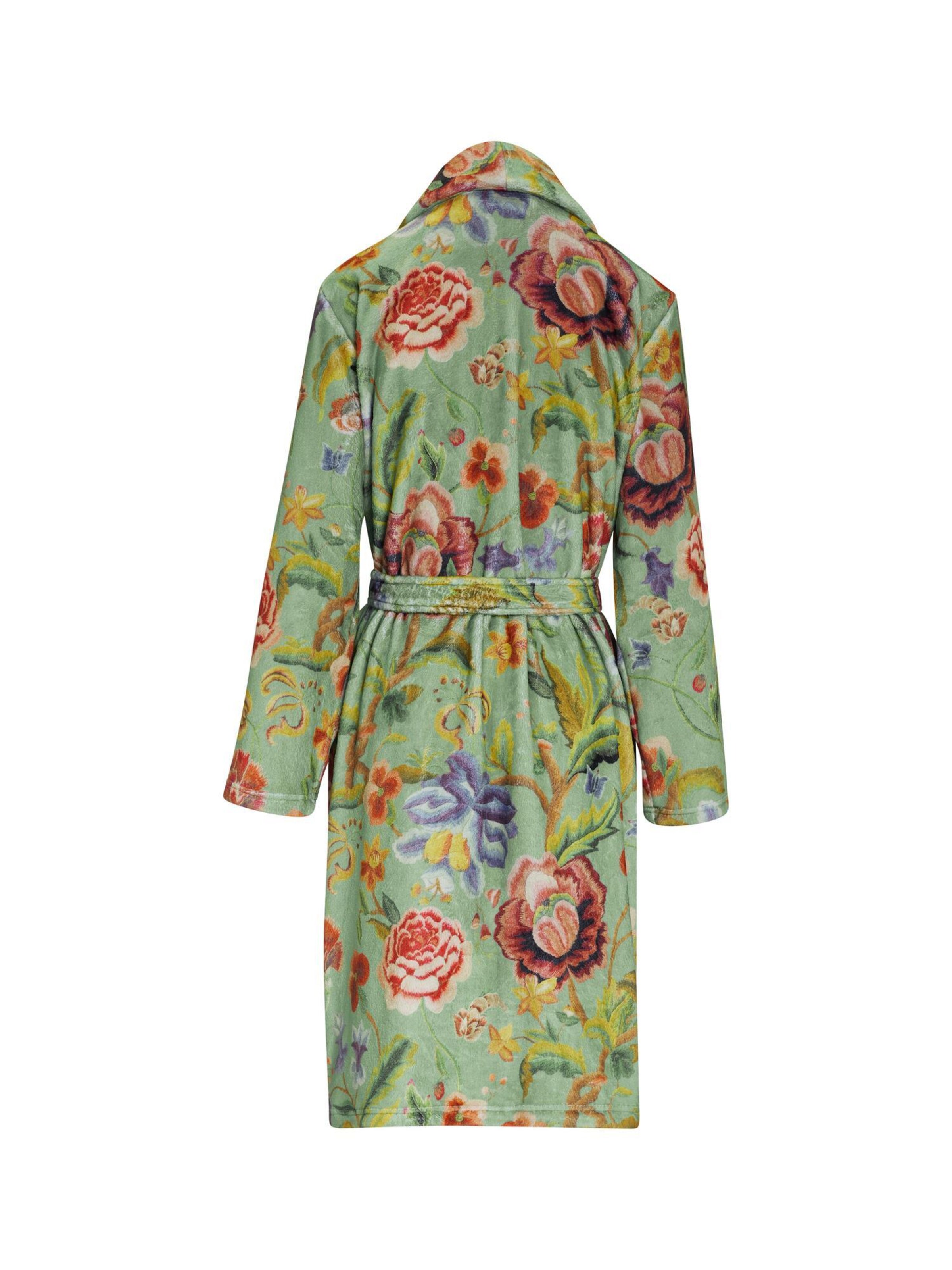ESSENZA Long Bathrobe in Green