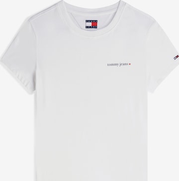 T-shirt 'ESS' Tommy Jeans en blanc : devant