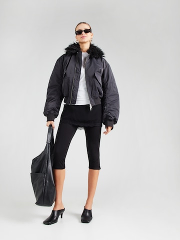 WEEKDAY Skinny Leggings in Black