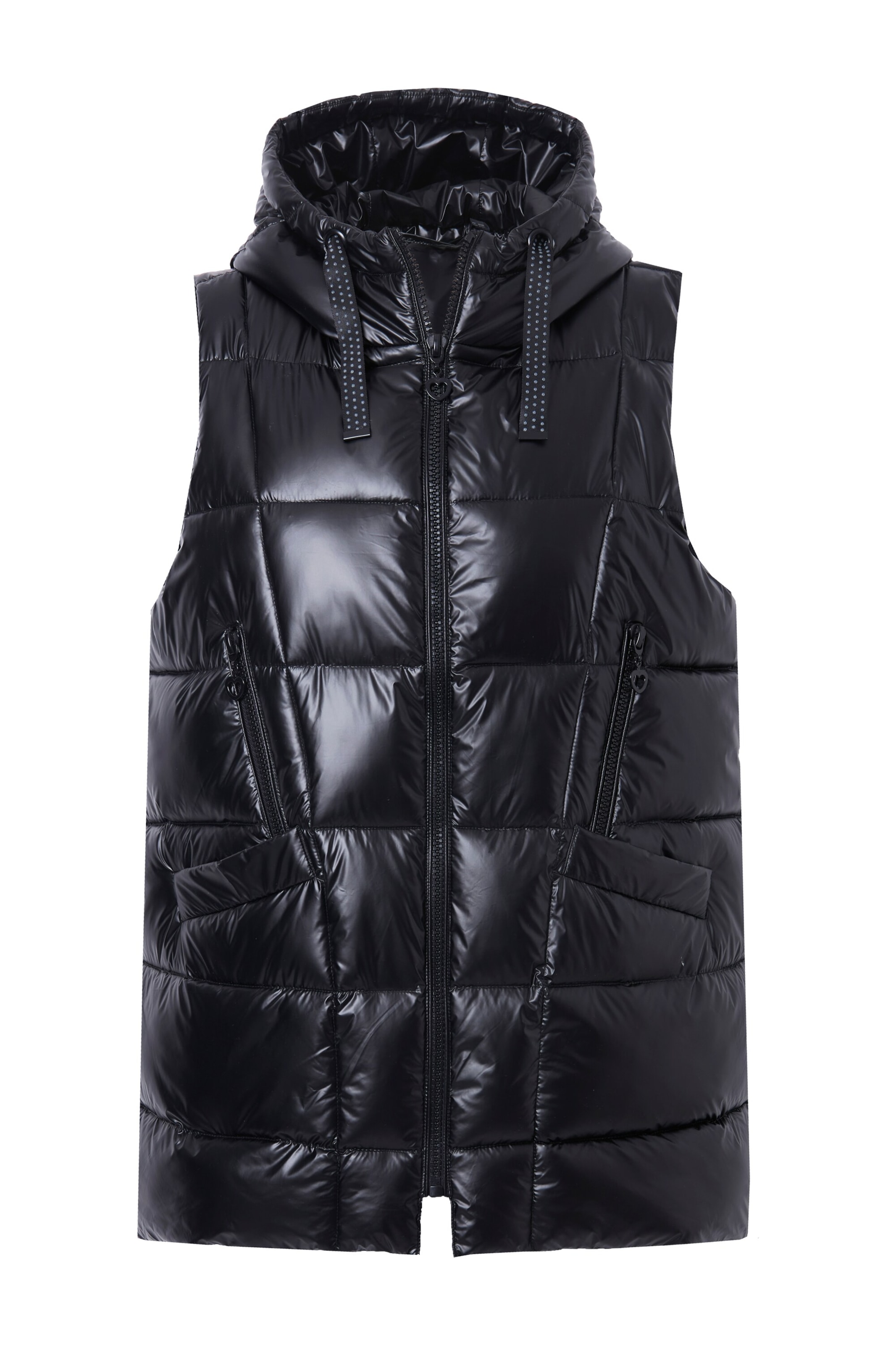 MIAMODA Bodywarmer in Zwart: voorkant