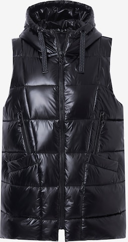 Gilet MIAMODA en noir : devant