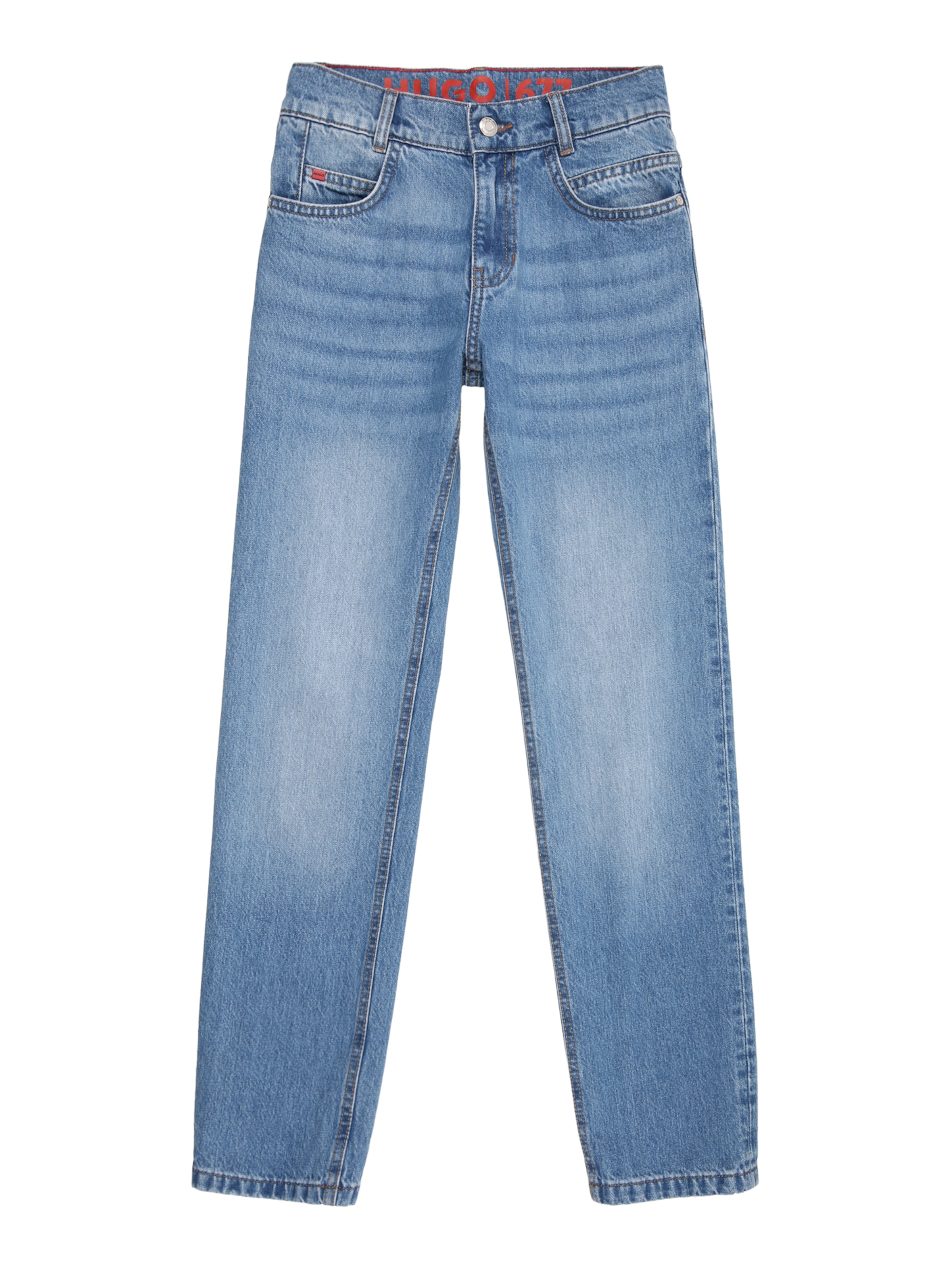 HUGO - regular Vaquero en azul: frente