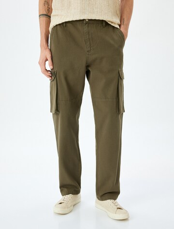 Koton Regular Cargo Pants in Green: front