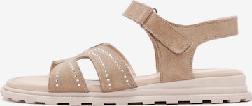 Derimod Sandal in Beige: front