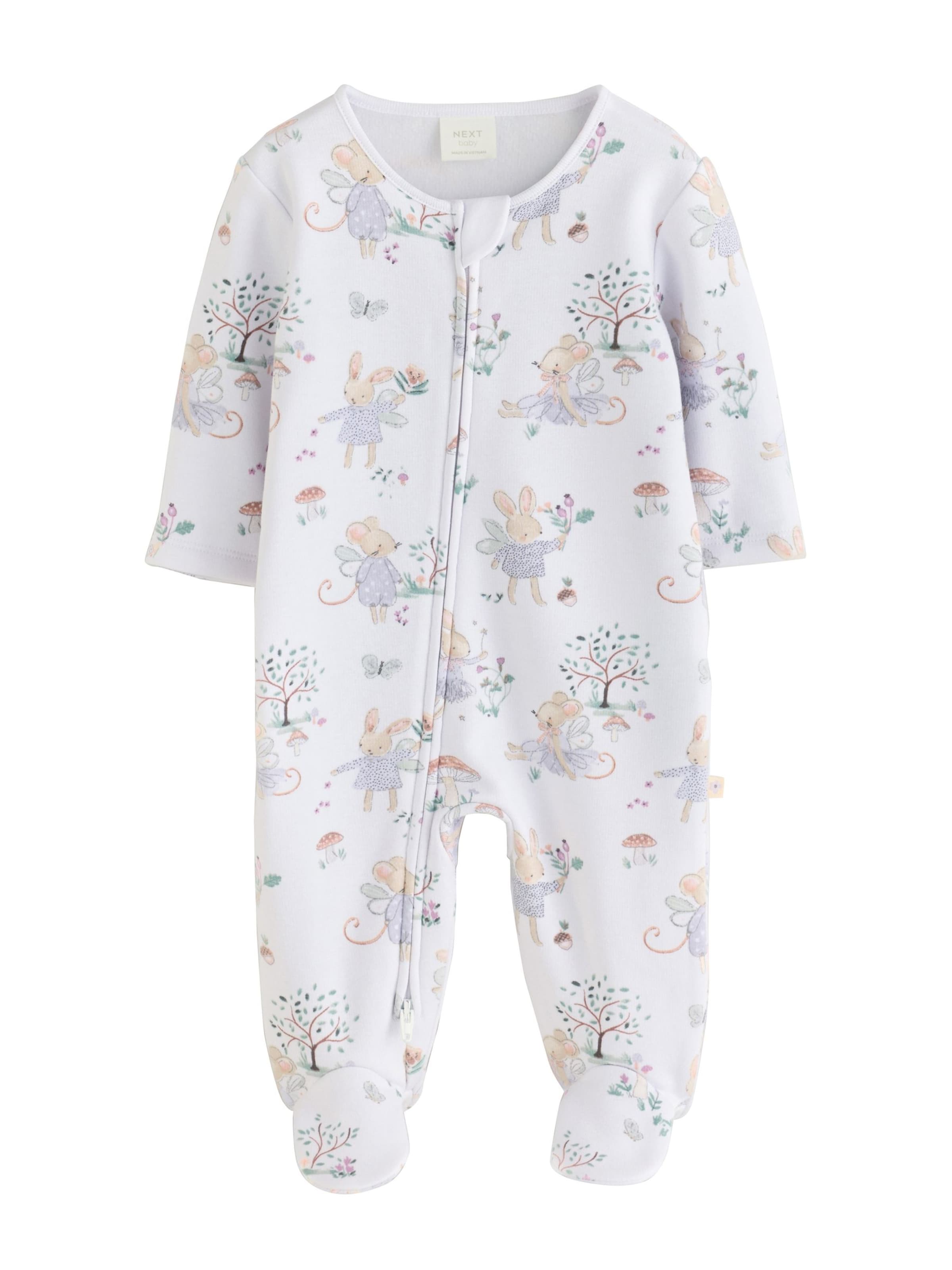 Next - Pijama en blanco: frente