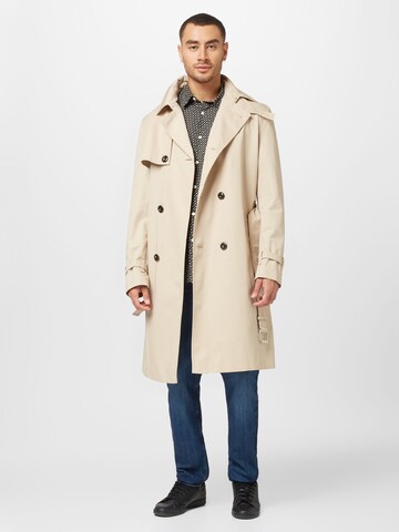 HUGO Red Between-seasons coat 'Maluks' in Beige