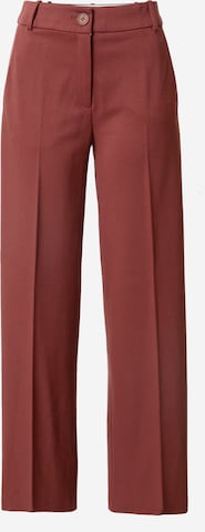 ESPRIT Pleated Pants in Brown: front